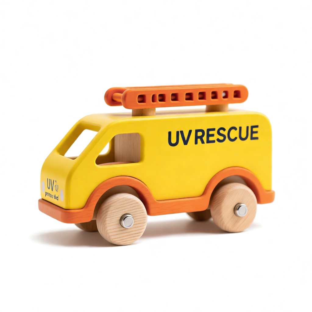 木制玩具 抢险救援车